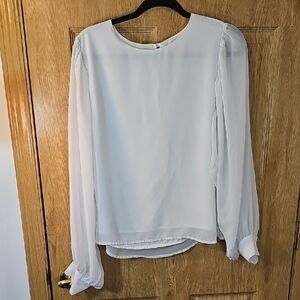 Chic White Women's Blouse